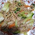 クック6DDPP8☆'s cooksnap of when they made チンゲン菜と白菜と豚バラ肉の味噌炒め.
