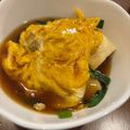 a_82's cooksnap of when they made ニラ豆腐の玉子餡掛け.