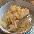 お山のエイ's cooksnap of when they made 白菜消費に！豚スペアリブと白菜の温スープ.