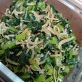 ＊＊k＊＊'s cooksnap of when they made 【菜園レシピ】カブ(大根)葉のじゃこ炒め.