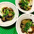 ふたごゆき's cooksnap of when they made なすのステーキ特製おろしダレ♪.