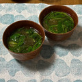 yesmama's cooksnap of when they made ❁ほうれん草と海苔の味噌汁❁.