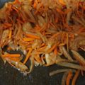 トモ太郎's cooksnap of when they made 大根の皮と人参と薄揚げの炒め煮.