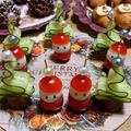 ちゃそ's cooksnap of when they made ツリーと雪だるまサンタのピンチョス.