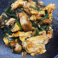 クックMT19EL☆'s cooksnap of when they made 厚揚げニラ玉炒め.