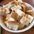 ぽめコック's cooksnap of when they made 簡単！レンジで手作りクルトン♪.