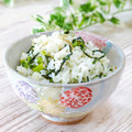 Satoco❋'s cooksnap of when they made 小松菜とじゃこの混ぜご飯【冷凍作り置き】.