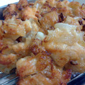 naocolin's cooksnap of when they made 鶏胸肉と玉ねぎの唐揚げ風味の落とし焼き♪.