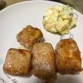 クック4E8Z8M☆'s cooksnap of when they made 厚揚げの豚バラ巻き.