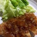 マコト★〜☆'s cooksnap of when they made 豚肉ロース厚切り ポークソテー.