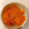 さおりらっくま's cooksnap of when they made 簡単、レンジで人参のナムル.