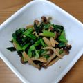 みぃくんのママ's cooksnap of when they made 小松菜としめじの柚子胡椒和え.