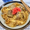 在宅勤務のおじさん's cooksnap of when they made メンチカツをリメイク☆メンチ丼.