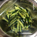 黒豆にゃんこ☆'s cooksnap of when they made お箸がとまらない！超簡単♡無限きゅうり.