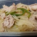 Snake's cooksnap of when they made マロニーで簡単チャプチェ.