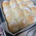 はーちゃん☆'s cooksnap of when they made 手ごね3分♡はちみつミルクちぎりパン.