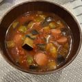 さくらクレパス's cooksnap of when they made なすとピーマンのトマトスープ.