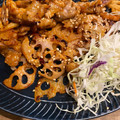 vivi475's cooksnap of when they made やみつき♡豚こまと蓮根のコチュマヨ炒め.