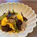 studio a'25's cooksnap of when they made 豚肉ときくらげの卵炒め.