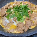 アキじゅん's cooksnap of when they made 豚と玉ねぎの甘辛玉子とじ.