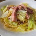 m's cooksnap of when they made ベーコンのペペロンチーノパスタ.