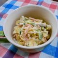 ponnko's cooksnap of when they made キャベツ大量消費♡キャベツとハムのサラダ.