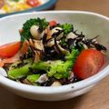 ☆GSSQHY☆'s cooksnap of when they made デリ風☆ひじきと彩り野菜のサラダ.