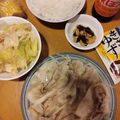 yunapi☆'s cooksnap of when they made レンジで簡単♪もやしと豚バラのポン酢かけ.