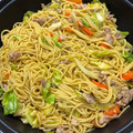 ママメイン！時々子供's cooksnap of when they made 王将のしょうゆ焼きそば.