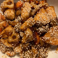 snow012's cooksnap of when they made 【節約】鶏むね肉と根菜の甘酢炒め.