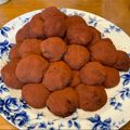 ピナとみかまる's cooksnap of when they made バレンタインに♪一口サイズの生チョコ大福.