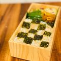 西＊絵子's cooksnap of when they made 食べやすい✨市松海苔弁当.