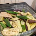 mahorou's cooksnap of when they made レンジで簡単♪オクラとなすの煮びたし.