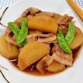 在宅勤務のおじさん's cooksnap of when they made 圧力鍋で簡単!! 豚バラ大根の煮込み.