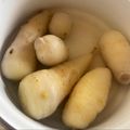 クック7GGLBE☆'s cooksnap of when they made 手がかゆくならない♪里芋の剥き方.