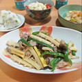 イベ長's cooksnap of when they made たけのこと豚肉の中華炒め.