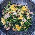 sato3★'s cooksnap of when they made 牡蠣とほうれん草の卵とじ.