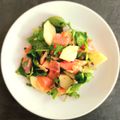 ひさかた's cooksnap of when they made 梨とスモークサーモンのハーブマリネサラダ.