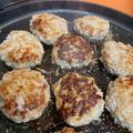 やよい・M's cooksnap of when they made もやしと豚ひき肉のハンバーグ.