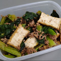 だぁしま's cooksnap of when they made 小松菜と厚揚げの肉味噌炒め.