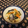 龍青空ママ's cooksnap of when they made サンマと小松菜のピリ辛玉子とじ.