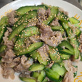ゆるмαмα's cooksnap of when they made ✜豚肉ときゅうりの中華炒め✜.