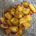 犬飼ってる's cooksnap of when they made 新じゃがとウインナーのマスタード炒め.