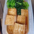 ひっこ's cooksnap of when they made 油揚げ(厚揚げ)と小松菜の煮物＊副菜.