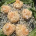 yuljasmine825's cooksnap of when they made 蒸し器がなくても！プリップリ海老蒸し餃子.