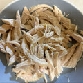 柴犬のお顔☆'s cooksnap of when they made 超簡単作り置き☆レンジ蒸し鶏☆アレンジ付.