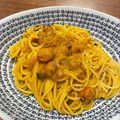 エル♀'s cooksnap of when they made 簡単〜☆かぼちゃとウインナーのパスタ.