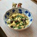 キンプリ's cooksnap of when they made しめじとニラのふわとろ卵とじ.
