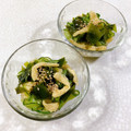 みぽぽ37's cooksnap of when they made きゅうりと油揚げの酢の物.