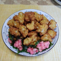 クックI7I5L1☆'s cooksnap of when they made 蓮根と豆腐と鶏ミンチのカリふわ揚げ.